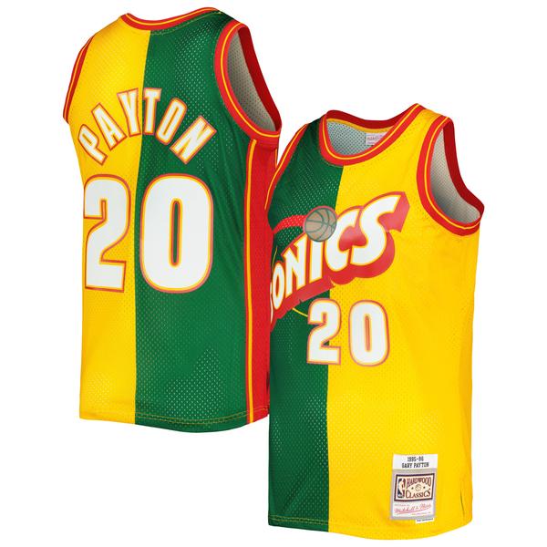 mens-mitchell---ness-gary-payton-green-gold-seattle-supersonics-hardwood-classics-1995-96-split-swingman-jersey/