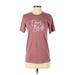 Bella + Canvas Short Sleeve T-Shirt: Pink Tops - Women's Size Small