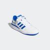 Sneaker ADIDAS ORIGINALS "FORUM LOW", Gr. 45, weiß (cloud weiß, cloud weiß, royal blau), Polyurethan, Synthetik, sportlich, Schuhe