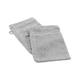 Paris Prix - Lot de 2 Gants de Toilette Tendresse 15x21cm Gris Perle