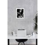 Marlon Brando w/ Big Smile in "The Wild One" - Unframed Photograph Paper in Black/White Globe Photos Entertainment & Media | 14 H x 11 W in | Wayfair