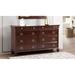 Triton 8-Drawer Cappuccino Dresser (37 in. X 65 in. X 17 in.)