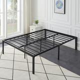 Black Metal Platform Bed Frame, 14.2-inch/16-inch/18-inch platform Bed Frame, 12 Options