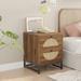 Nightstand Side Table with 2 Drawer