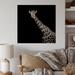 Ebern Designs Close Up Portrait Of A Giraffe I - Farmhouse Wood Wall Art - Natural Pine Wood in White | 36 H x 36 W x 1 D in | Wayfair