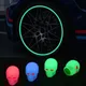 Bouchons de Valve lumineux de voiture tête de mort universel pour voiture camion moto vélo