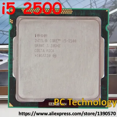 I5-2500 Intel Core d'origine i5 2500 3.3GHz CPU 6M LIncome 1155 95W façades-Core Livraison gratuite