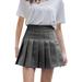 Mrat Skirt Women s Floral Print Skirt Ladies Fashion High Waist Pleated Mini Skirt Slim Waist Casual Tennis Skirt Summer Wrap Mini Skirts