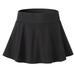 Mrat Skirt Plaid Mini Skirt Ladies Sports Short Skirt Loose Fake Two-piece Anti-peep And Quick-drying Running Fitness Culottes Tennis Skirt Swing Midi Skirt Pockets