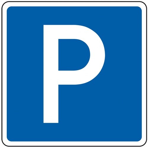 Schild I Parkplatzschild, ohne Zusatztext, Nr.274, Aluminium RA2, reflektierend, 600x600mm, DIN 67520 Image