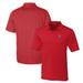Men's Cutter & Buck Red Ole Miss Rebels Forge Pencil Stripe Stretch Polo