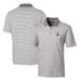 Men's Cutter & Buck Gray Northern Arizona Lumberjacks Forge Tonal Stripe Stretch Polo