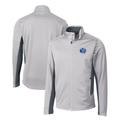 Men's Cutter & Buck Gray Air Force Falcons Navigate Softshell Full-Zip Jacket