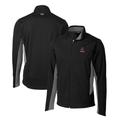 Men's Cutter & Buck Black Alabama Crimson Tide Navigate Softshell Full-Zip Jacket