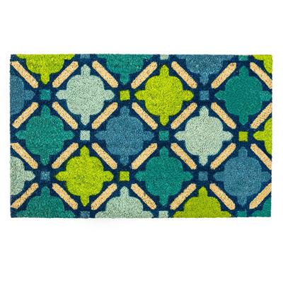 Blue Mosaic Doormat Floor Coverings by DII in Blue