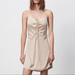 Zara Dresses | 16. Zara Mini Dress | Color: Tan | Size: S