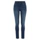 Röhrenjeans PEPE JEANS "REGENT" Gr. 26, Länge 30, blau (dark ii) Damen Jeans Röhrenjeans