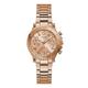 GUESS US Women's Rose Gold-Tone Multifunction Watch, Rose Gold Tone, Modern