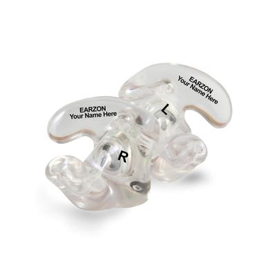 WildEar EarzON Custom Silicone Shooter Filter Ear Plugs Clear CHPD-S-CLR-IMP