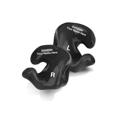 WildEar EarzON Custom Soft Silicone Ear Plugs Black CHPD-S-BLK