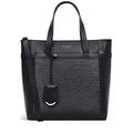 RADLEY London Derby Street Ziptop Grab Handbag for Women, Made from Black Contrasted Smooth & Grained Leather Trims, Handbag with Grab Handles, Women's Grab Bag with Ziptop Closure & Interior Pocket