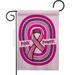 Ornament Collection G190178-BO 13 x 18.5 in. Pink Power Garden Flag