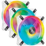 Corsair iCUE QL120 RGB 120mm PWM Lighting Node CORE Fan (3-Pack, White) CO-9050104-WW