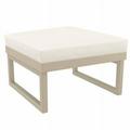 Compamia ISP141F-CNA Mykonos Ottoman Cushion Seat Sunbrella Natural