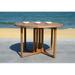 Safavieh Wales Indoor/Outdoor Folding Round Dining Table Natural