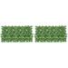 Frcolor Leaf Privacy Hedge Artificial Screen Fence Panels Faux Ivy Panels Boxwood Wall Ivy Fence Expandable Greenery Panelscreen