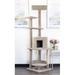 New Cat Condos 72" Cat Tree Wood in Brown/Gray | 72 H x 28 W x 24 D in | Wayfair 190414