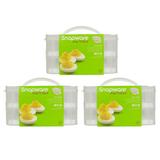 Snapware 2-Layer Snap N Stack Food Storage w/ Egg Holder Trays - 3 Pack Plastic | 10 H x 6 W x 15 D in | Wayfair 1098734_3