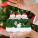 The Holiday Aisle® 2022 Family Christmas Tree Ornament Fabric in Green/Red | 8 H x 7 W in | Wayfair C875C644CAAA492DA9D3E5869B6EEE5D