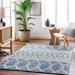 Nala 8' x 10' Cotton Silver/Charcoal/Smoke/Dark Gray/Multi Brown/Navy/Light Blue/Charcoal/Medium Gray/Off White Area Rug - Hauteloom