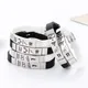 Bracelets et bracelets en silicone Star VAN bracelet en acier au titane bracelet réglable