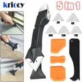 Kit d'outils à main de calfeutrage multifonctions grattoir en silicone extracteur de spatule
