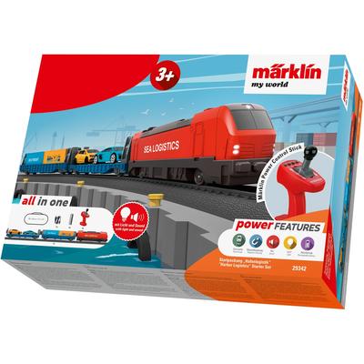 Modelleisenbahn-Set MÄRKLIN "Märklin my world - Startpackung Hafenlogistik 29342" Modelleisenbahnen rot Kinder Modelleisenbahn-Sets