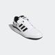Sneaker ADIDAS ORIGINALS "FORUM LOW" Gr. 44, schwarz-weiß (cloud white, cloud core black) Schuhe Schnürhalbschuhe