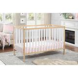 Classic 3-in-1 Natural Wood Convertible Island Crib