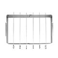 Dtydtpe Kitchen Accessories Barbecue Skewer Rack Barbecue Skewer and Barbecue Skewer Portable Durable Folding Barbecue Rack Camping Barbecue Picnic Barbecue Rack