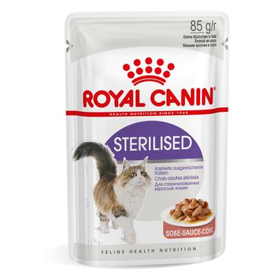 48x85g Sterilised in Gravy Royal Canin Wet Cat Food