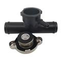 38mm 1-1/2 OD Aluminum In-line Radiator Hose Filler Neck w/Cap 1.5 45 Degrees Black