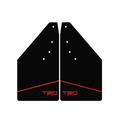 For Toyota Tacoma Direct Fit Front Mud Flaps 2016-Current With TRD Red Black Anchor Weights