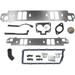 Lower and Upper Intake Manifold Gasket Set - Compatible with 1993 Dodge D350 5.9L V8 GAS