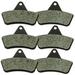 Foreverun Motor Front Rear Brake Pads For ARCTIC CAT 500 4x4 1998-2004 1999 2000 2001 2002 2003