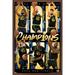 NBA Golden State Warriors - 2022 Commemorative NBA Finals Champions Wall Poster 22.375 x 34 Framed