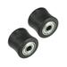 2pcs Drive Chain Adjustment Roller Slider Tensioner Rubber Wheel Guide for Street Bike Motorcycle ATV 8mm Black