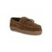 Women's Loafer Moccasin Flats And Slip Ons by Old Friend Footwear in Dark Brown (Size 6 M)