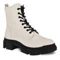 Nine West Shoes | New Nine West Women's Arde Ankle Lace-Up Boots White 11 | Color: Cream/White | Size: 11