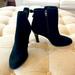 Coach Shoes | Coach Women’a Black Suede High Heel Booties | Color: Black | Size: 9.5